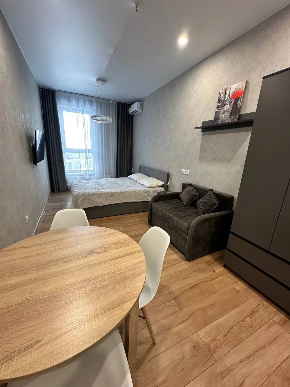 Квартира-студия, 25 м², 2 кровати