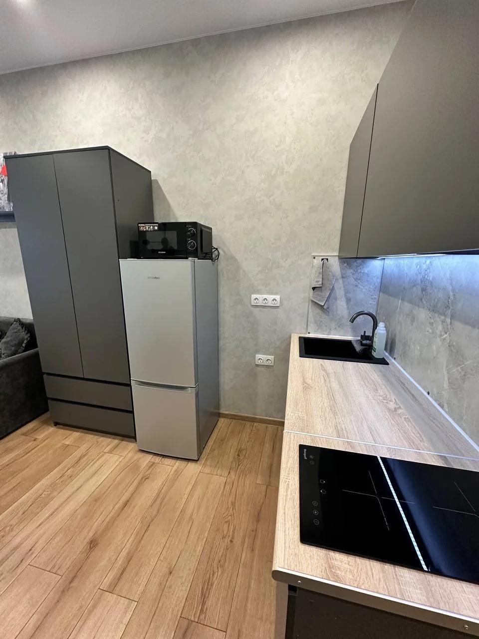 Квартира-студия, 25 м², 2 кровати